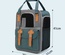 Mochila para mascotas, transportador de mano para gatos, perros pequeños y medianos, mochila transpirable de gran capacidad, bolsa portátil.