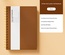 Cuaderno de espiral con cubierta de piel para oficina, versión engrosada