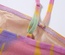 Blusa de dos piezas con estampado de color, hombros descubiertos y manga larga para mujer