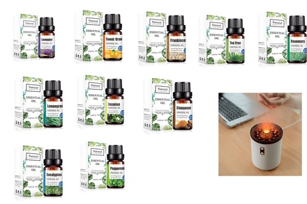 Aceite esencial puro 10ml para difusor de aroma