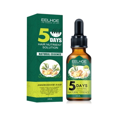 Aceite esencial para el cabello de jengibre Eelhoe. Aceite esencial para el cabello de jengibre Eelhoe.