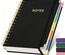 Cuaderno de espiral con cubierta de piel para oficina, versión engrosada