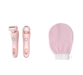 Depiladora 2 en 1, recortadora recargable por USB para mujer, afeitadora corporal para rostro, piernas, axilas, zona del bikini, manos y vello púbico.