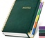 Cuaderno de espiral con cubierta de piel para oficina, versión engrosada