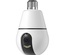 Cámara de seguridad oculta tipo bombilla con detección de IA, visión 360 grados, resolución HD, conexión inalámbrica IP y Wi-Fi, base E27.