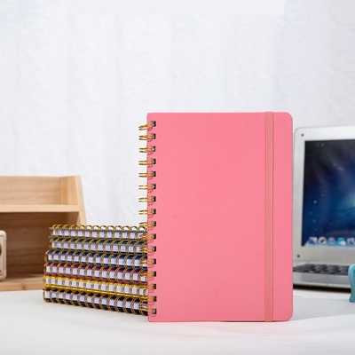 Cuaderno de espiral con cierre elástico