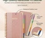 Cuaderno de espiral con cubierta de piel para oficina, versión engrosada