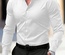 Camisa de hombre para negocios, camisa de botones, camisa de verano de color sólido, manga larga, con solapa, camisa de vacaciones, tops casuales de moda con estilo.