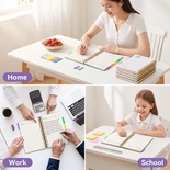 Cuaderno de espiral con cubierta de piel para oficina, versión engrosada
