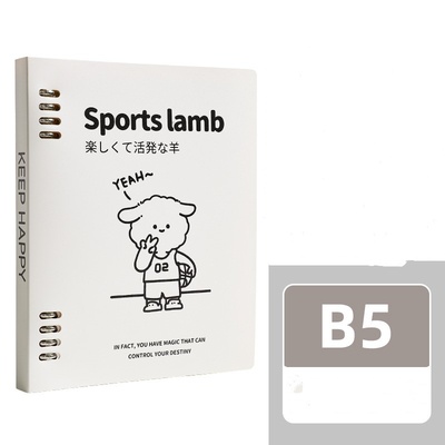 Cuaderno de espiral suelta B5, cuaderno desmontable