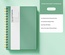 Cuaderno de espiral con cubierta de piel para oficina, versión engrosada