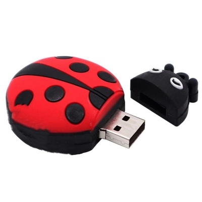 Memoria USB personalizada con diseño creativo de escarabajo de dibujos animados