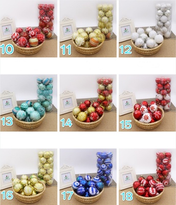 Bola de Navidad, bola brillante, 6cm24, decoraciones navideñas, árbol de Navidad, decoración para árbol de Navidad