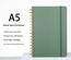 Cuaderno de espiral con cierre elástico