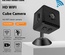 Mini Square Wireless WiFi Camera - Cámara de seguridad pequeña y portátil con soporte de visualización remota para vigilancia en el hogar y la oficina