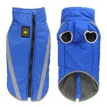 Ropa para perros al por mayor: Chaqueta de invierno acolchada, cálida y reflectante para Labrador.