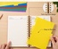 Cuaderno de espiral con cubierta de piel para oficina, versión engrosada