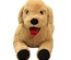 Peluche de cachorro Labrador de simulación, muñeco de perro amarillo grande, muñeco de Golden Retriever acostado, regalo de compañía para niños