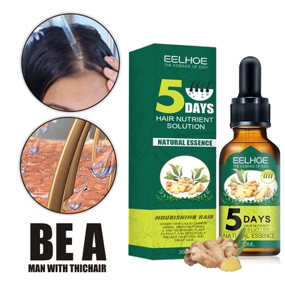 Aceite esencial para el cabello de jengibre Eelhoe. Aceite esencial para el cabello de jengibre Eelhoe.