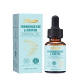 Aceite esencial de ricino e incienso hidratante y humectante