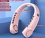 Ventilador de cuello colgante multifuncional y silencioso - Dispositivo de enfriamiento personal manos libres para viajes y actividades al aire libre