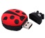 Memoria USB personalizada con diseño creativo de escarabajo de dibujos animados