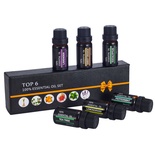 Set de aceites esenciales para aromaterapia, combinación de aceites esenciales para difusor de aroma