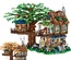 4761 piezas, modelo de casa en el árbol del bosque, bloques de construcción con figuras, juguetes de ladrillos de partículas pequeñas para ensamblaje DIY, regalo de Navidad para niños.