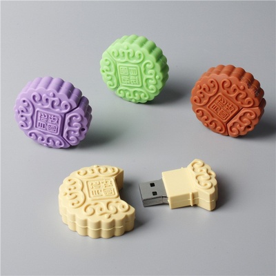 Unidad USB de pastel de luna para el Festival del Medio Otoño, regalo festivo, unidad USB