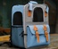 Mochila para mascotas, transportador de mano para gatos, perros pequeños y medianos, mochila transpirable de gran capacidad, bolsa portátil.