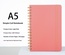 Cuaderno de espiral con cierre elástico