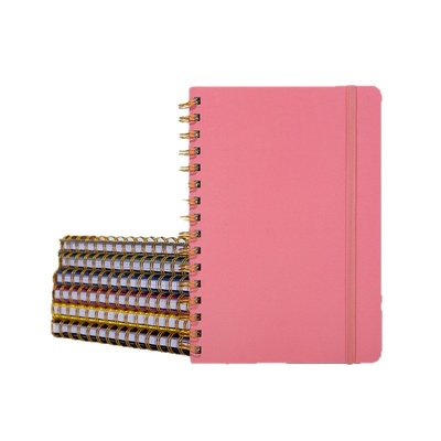 Cuaderno de espiral con cierre elástico