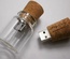 Memoria USB en Botella de los Deseos de Madera
