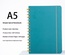 Cuaderno de espiral con cierre elástico