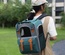 Mochila para mascotas, transportador de mano para gatos, perros pequeños y medianos, mochila transpirable de gran capacidad, bolsa portátil.