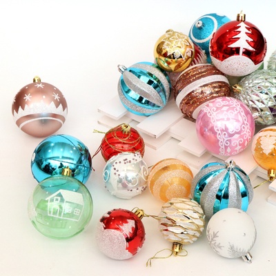 Bola de Navidad, bola brillante, 6cm24, decoraciones navideñas, árbol de Navidad, decoración para árbol de Navidad
