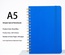 Cuaderno de espiral con cierre elástico