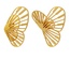 Pendientes creativos de mariposa danzante