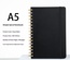 Cuaderno de espiral con cierre elástico