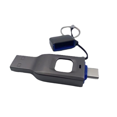 Unidad USB con huella dactilar, cifrado de datos, seguridad para computadora y teléfono móvil, uso dual.