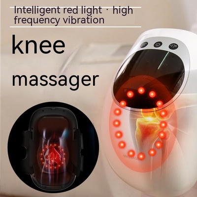 Rodillera de fisioterapia con luz roja, recargable y autocalentable para uso doméstico