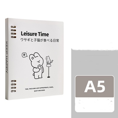 Cuaderno de espiral suelta B5, cuaderno desmontable