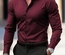 Camisa de hombre para negocios, camisa de botones, camisa de verano de color sólido, manga larga, con solapa, camisa de vacaciones, tops casuales de moda con estilo.