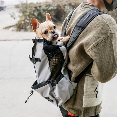 Mochila transportadora para perros, bolso transportador para perros, mochila de doble hombro, mochila de viaje portátil, bolso transportador para perros al aire libre.